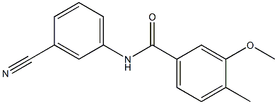 N-(3-cyanophenyl)-3-methoxy-4-methylbenzamide