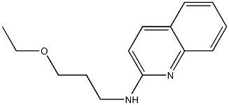 N-(3-ethoxypropyl)quinolin-2-amine 化学構造式