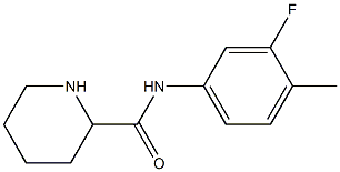 N-(3-fluoro-4-methylphenyl)piperidine-2-carboxamide|