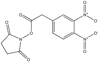 3,4-Dinitrobenzeneacetic acid succinimidyl ester,,结构式