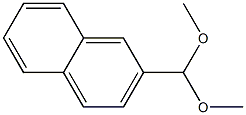 2-Naphthalenecarbaldehyde dimethyl acetal,,结构式