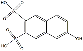 6-Hydroxy-2,3-naphthalenedisulfonic acid,,结构式