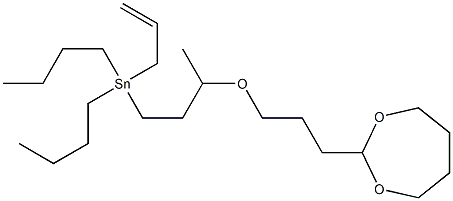 3-[3-(1,3-Dioxepan-2-yl)propyloxy]allyltributylstannane Structure