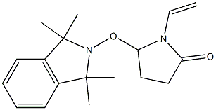 5-[(1,1,3,3-Tetramethylisoindolin-2-yl)oxy]-1-vinylpyrrolidin-2-one,,结构式