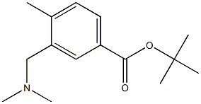 3-Dimethylaminomethyl-4-methylbenzoic acid tert-butyl ester,,结构式