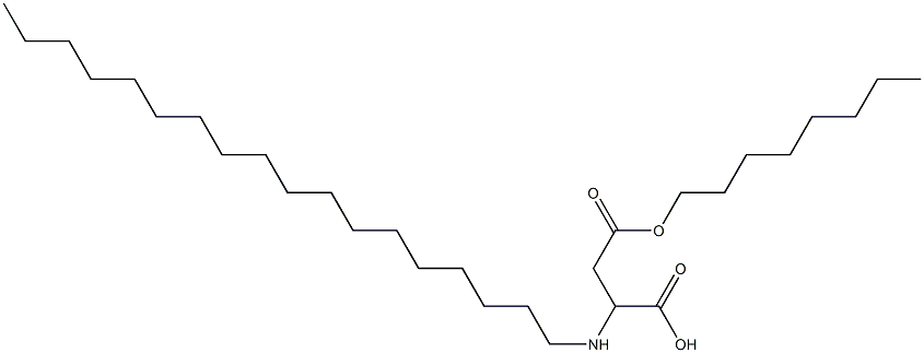2-Octadecylamino-3-(octyloxycarbonyl)propionic acid