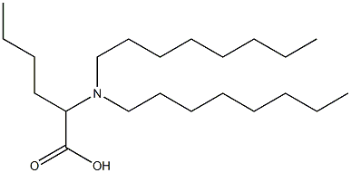 2-(Dioctylamino)hexanoic acid
