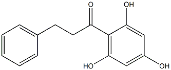 1-(2,4,6-Trihydroxyphenyl)-3-phenyl-1-propanone 结构式