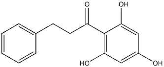 1-(2,4,6-Trihydroxyphenyl)-3-phenyl-1-propanone,,结构式