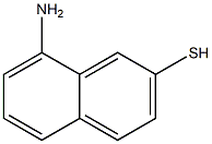 8-Amino-2-naphthalenethiol Struktur
