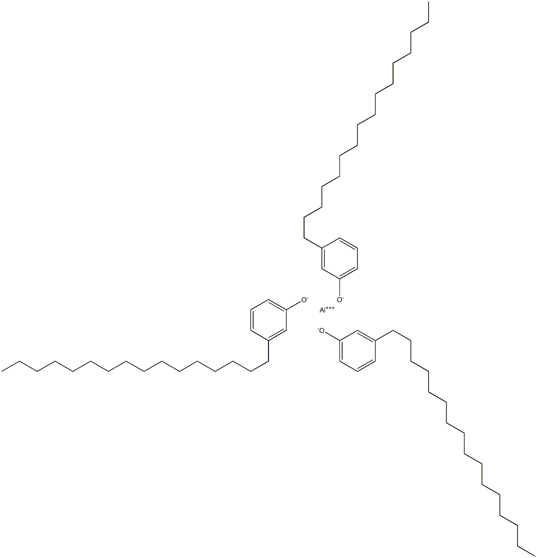 Aluminum tri(3-hexadecylphenolate),,结构式