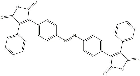 3,3'-[Azobis(4,1-phenylene)]bis[4-phenylfuran-2,5-dione] Structure