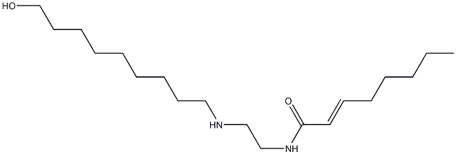 N-[2-[(9-Hydroxynonyl)amino]ethyl]-2-octenamide Struktur