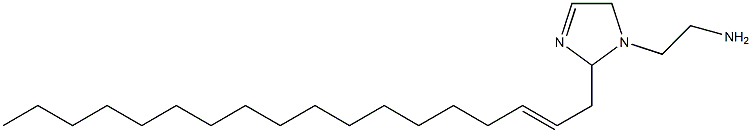1-(2-Aminoethyl)-2-(2-octadecenyl)-3-imidazoline Struktur