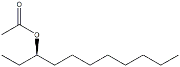 [R,(+)]-3-ウンデカノールアセタート 化学構造式