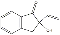 2-Ethenyl-2-hydroxyindan-1-one Struktur