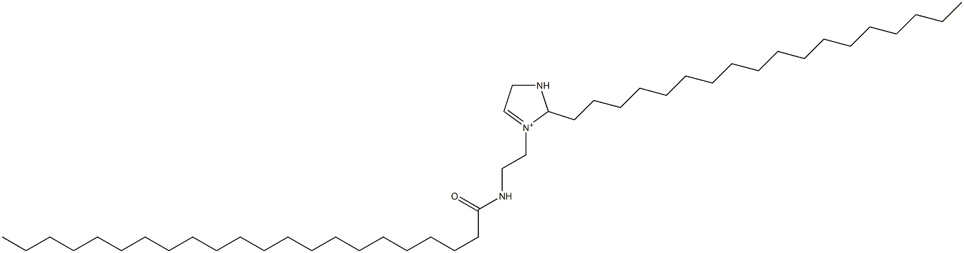 3-[2-(ドコサノイルアミノ)エチル]-2-オクタデシル-3-イミダゾリン-3-イウム 化学構造式