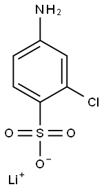 4-Amino-2-chlorobenzenesulfonic acid lithium salt 结构式