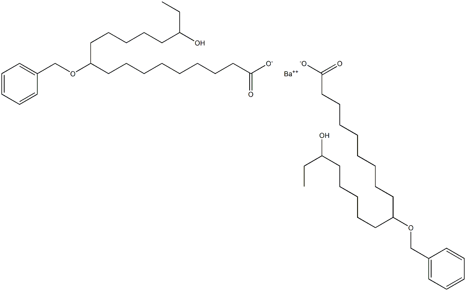 Bis(10-benzyloxy-16-hydroxystearic acid)barium salt