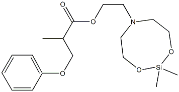 2,2-Dimethyl-1,3-dioxa-6-aza-2-silacyclooctane-6-ethanol 2-methyl-3-phenoxypropionate|