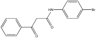 N-(4-Bromophenyl)-3-phenyl-3-oxopropanamide Structure