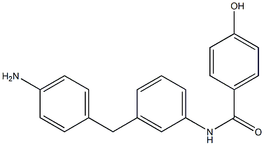 N-[3-(4-Aminobenzyl)phenyl]-4-hydroxybenzamide Struktur