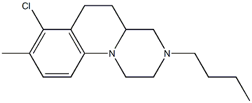 3-Butyl-7-chloro-8-methyl-2,3,4,4a,5,6-hexahydro-1H-pyrazino[1,2-a]quinoline Structure