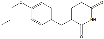 3-(4-Propyloxybenzyl)piperidine-2,6-dione