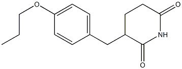 3-(4-Propyloxybenzyl)piperidine-2,6-dione|