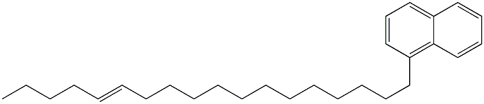 1-(13-Octadecenyl)naphthalene,,结构式