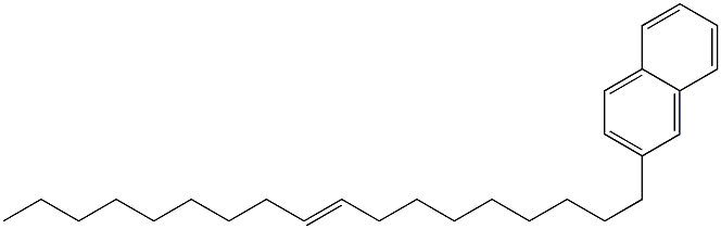 2-(9-Octadecenyl)naphthalene,,结构式