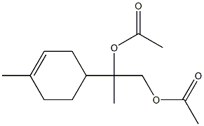 8,9-Diacetoxy-p-menth-1-ene Struktur