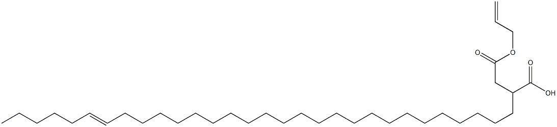 2-(24-Triacontenyl)succinic acid 1-hydrogen 4-allyl ester 结构式