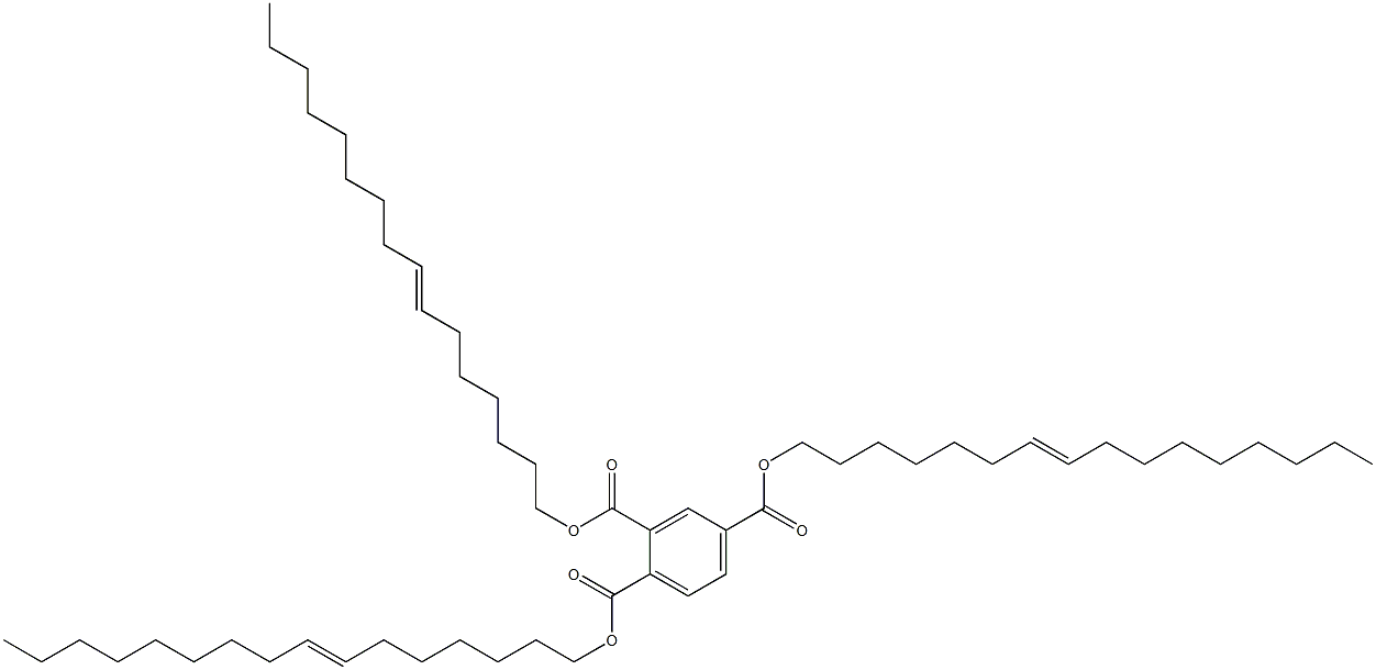 1,2,4-Benzenetricarboxylic acid tri(7-hexadecenyl) ester,,结构式