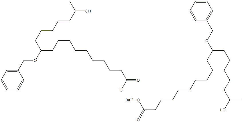  Bis(11-benzyloxy-17-hydroxystearic acid)barium salt