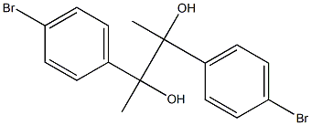 2,3-Bis(4-bromophenyl)-2,3-butanediol,,结构式