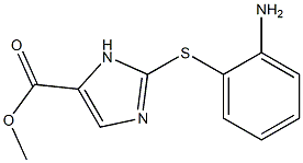 5-(Methoxycarbonyl)-2-[[2-[amino]phenyl]thio]-1H-imidazole|