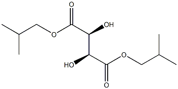 D-Tartaric acid diisobutyl ester Struktur