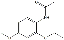 N-(2-Ethylthio-4-methoxyphenyl)acetamide Structure