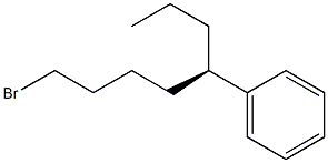 [R,(-)]-1-Bromo-5-phenyloctane,,结构式