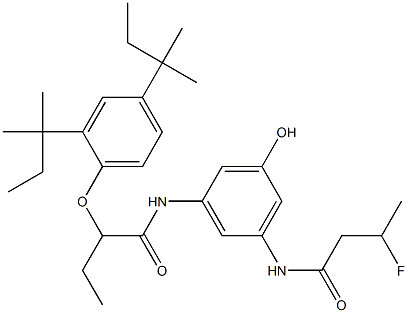  3-(3-Fluorobutyrylamino)-5-[2-(2,4-di-tert-amylphenoxy)butyrylamino]phenol