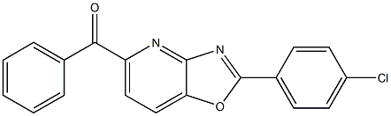 2-(4-Chlorophenyl)-5-benzoyloxazolo[4,5-b]pyridine