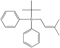 1-[Diphenyl(tert-butyl)silyl]-3-methyl-2-butene|