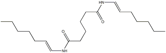 N,N'-Di(1-heptenyl)adipamide Structure