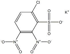 6-Chloro-2,3-dinitrobenzenesulfonic acid potassium salt Structure