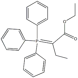 2-(Triphenylphosphoranylidene)butyric acid ethyl ester Structure