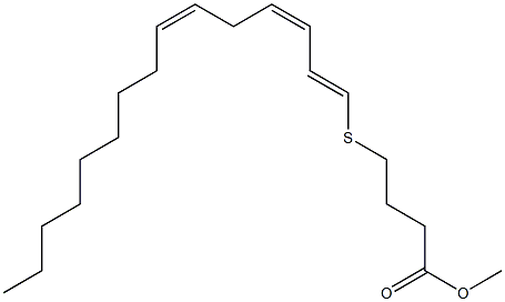  4-[[(1E,3Z,6Z)-1,3,6-Pentadecatrienyl]thio]butyric acid methyl ester