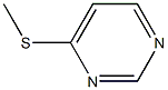 Methyl 4-pyrimidinyl sulfide Structure