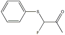 1-Phenylthio-1-fluoroacetone Struktur