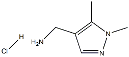 (1,5-dimethyl-1H-pyrazol-4-yl)methanamine hydrochloride Structure